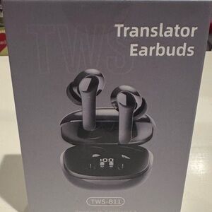 Black TWS-B11 Translator Earbuds